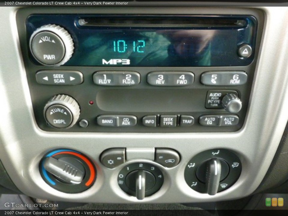 Very Dark Pewter Interior Audio System for the 2007 Chevrolet Colorado LT Crew Cab 4x4 #60980434