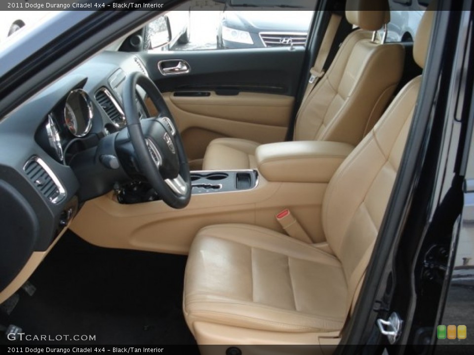 Black/Tan Interior Photo for the 2011 Dodge Durango Citadel 4x4 #60980518