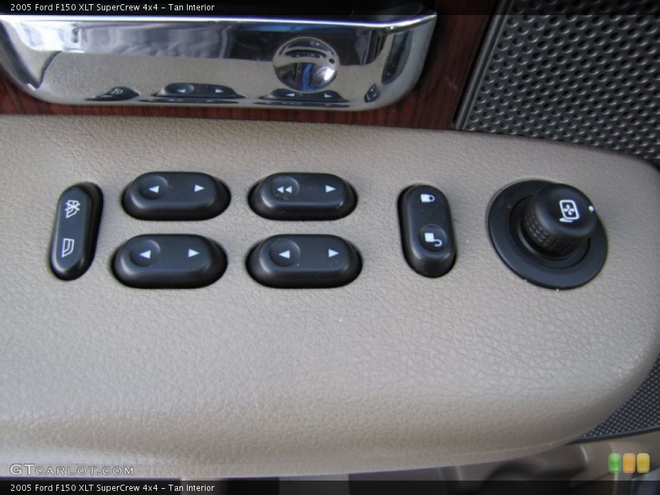 Tan Interior Controls for the 2005 Ford F150 XLT SuperCrew 4x4 #60980734