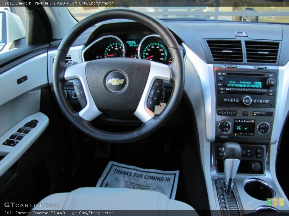 Light Gray/Ebony Interior Dashboard for the 2011 Chevrolet Traverse LTZ AWD #60982165