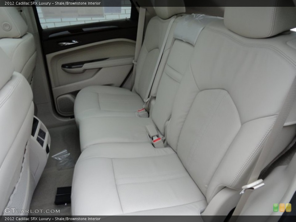 Shale/Brownstone Interior Rear Seat for the 2012 Cadillac SRX Luxury #60982654