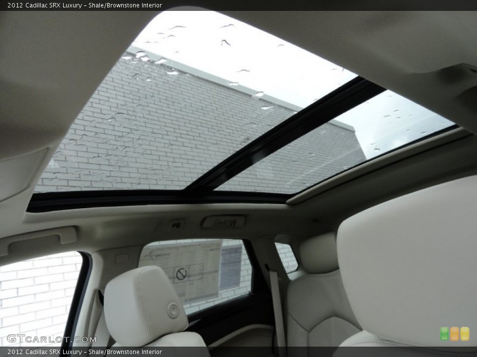 Shale/Brownstone Interior Sunroof for the 2012 Cadillac SRX Luxury #60982687