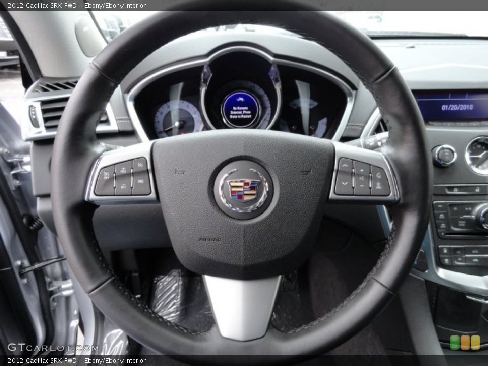 Ebony/Ebony Interior Steering Wheel for the 2012 Cadillac SRX FWD #60982913