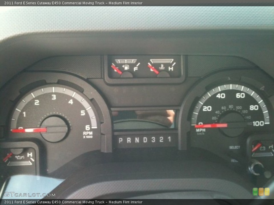 Medium Flint Interior Gauges for the 2011 Ford E Series Cutaway E450 Commercial Moving Truck #60984004