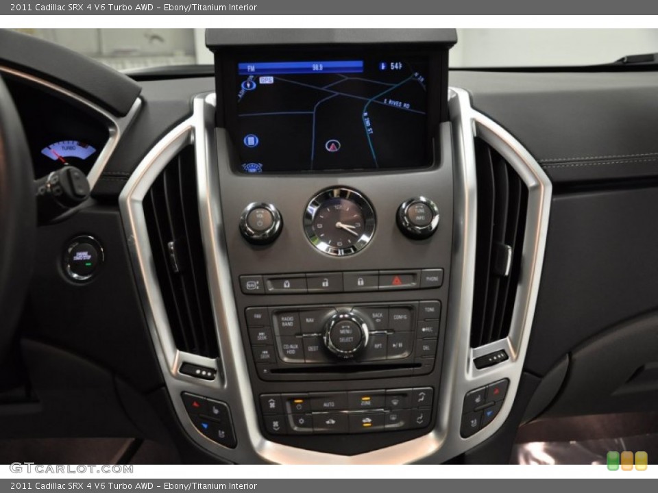 Ebony/Titanium Interior Controls for the 2011 Cadillac SRX 4 V6 Turbo AWD #60984991