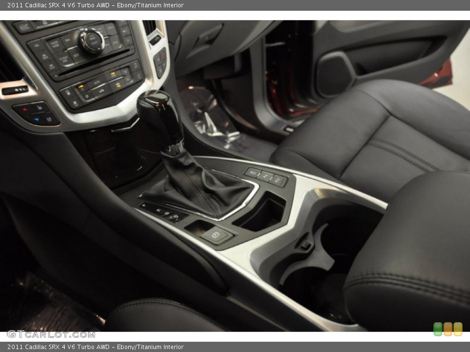 Ebony/Titanium Interior Transmission for the 2011 Cadillac SRX 4 V6 Turbo AWD #60985024