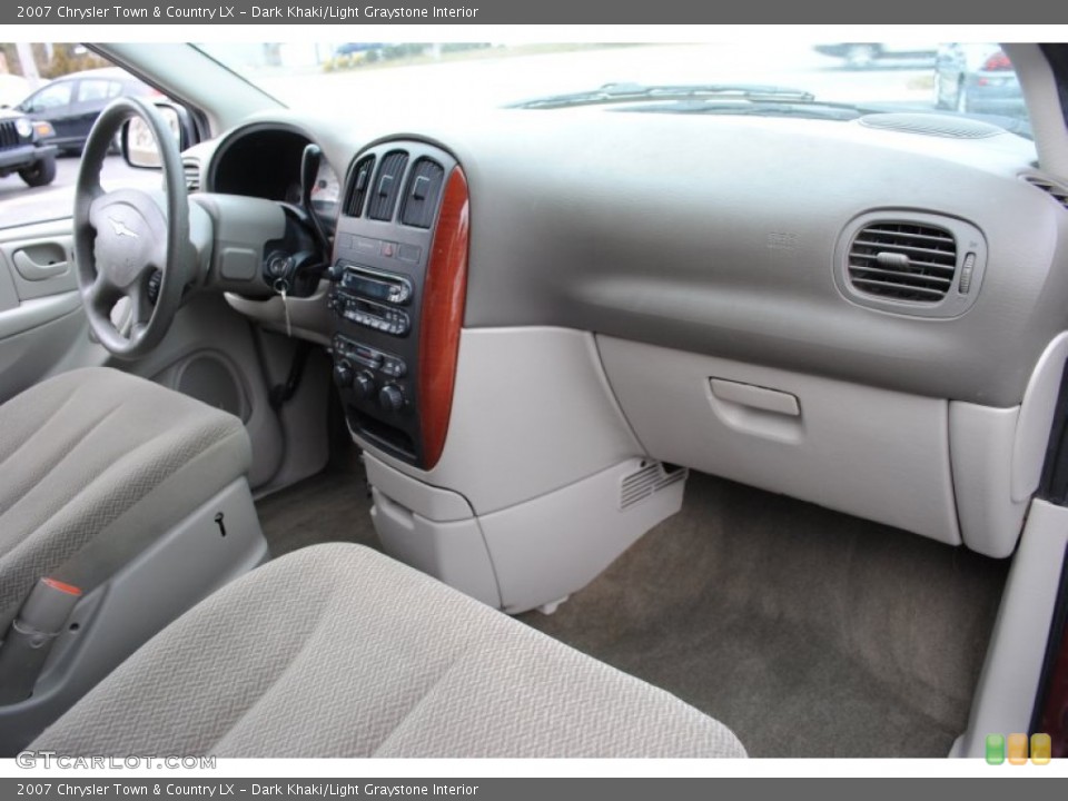 Dark Khaki/Light Graystone Interior Dashboard for the 2007 Chrysler Town & Country LX #60985995