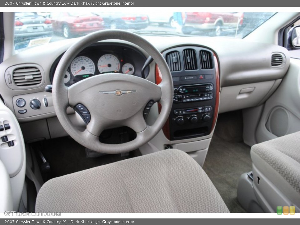 Dark Khaki/Light Graystone Interior Dashboard for the 2007 Chrysler Town & Country LX #60986037