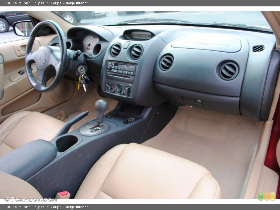 Beige Interior Photo for the 2000 Mitsubishi Eclipse RS Coupe #60986428