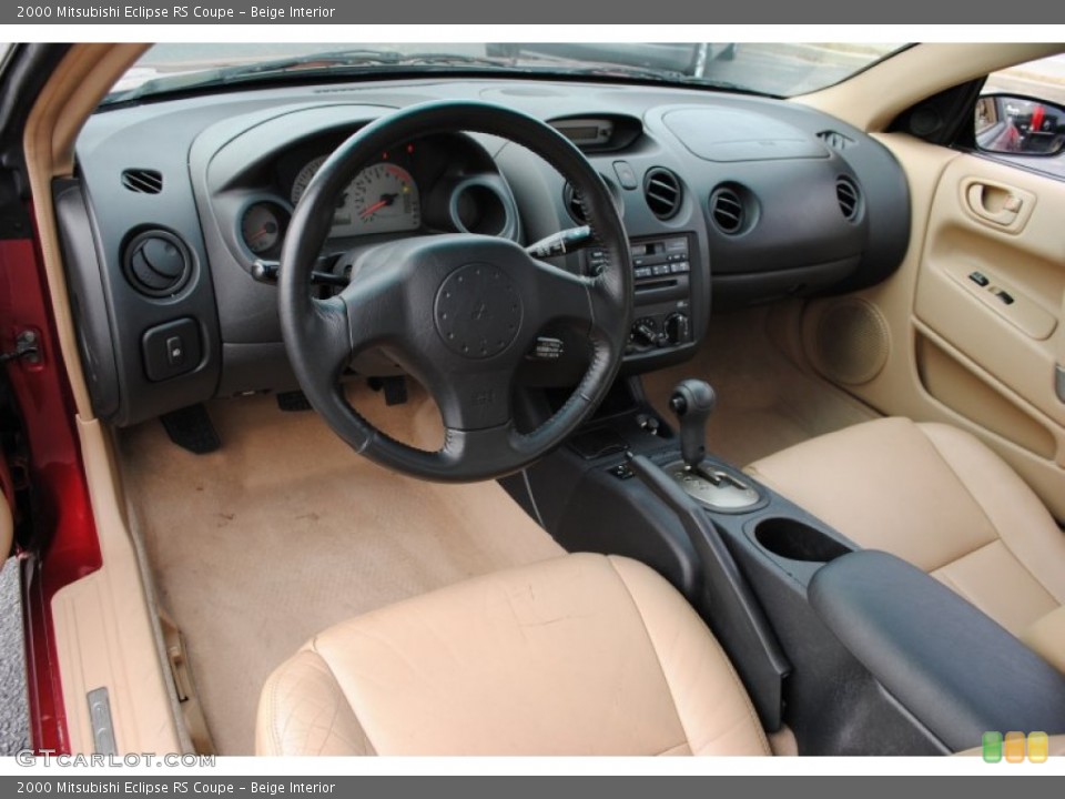 Beige Interior Photo for the 2000 Mitsubishi Eclipse RS Coupe #60986476