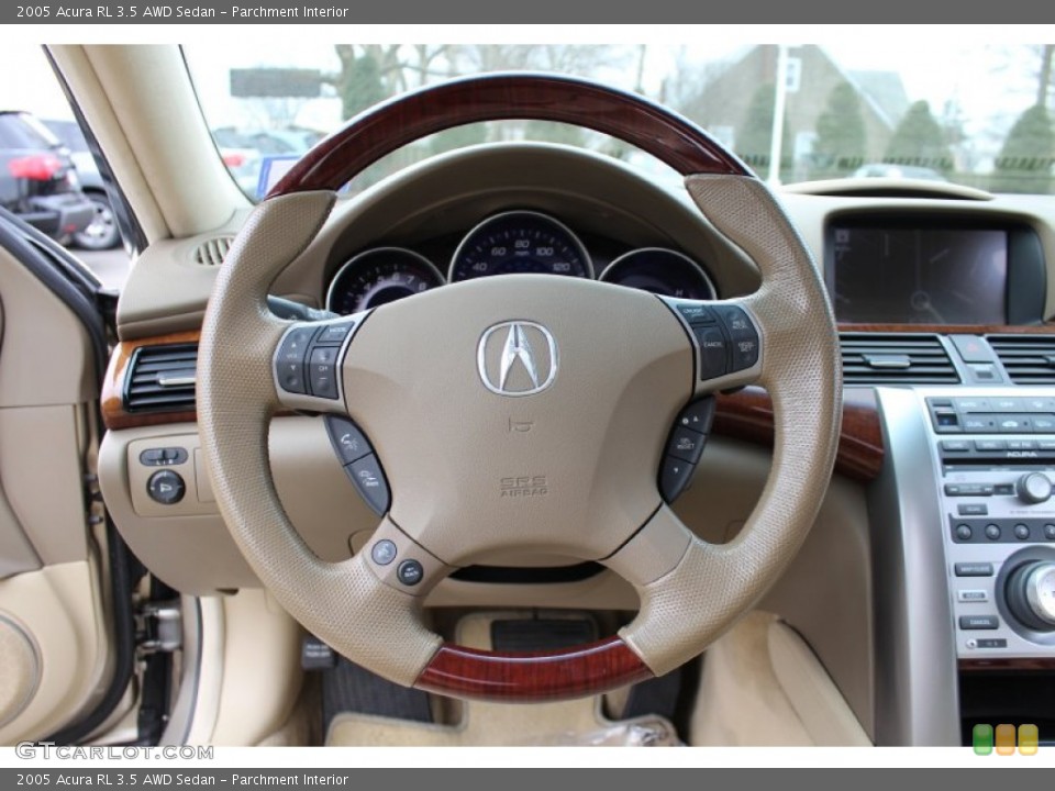 Parchment Interior Steering Wheel for the 2005 Acura RL 3.5 AWD Sedan #60987880