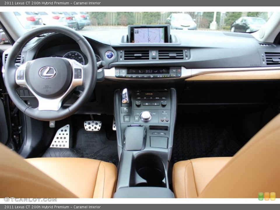 Caramel Interior Dashboard for the 2011 Lexus CT 200h Hybrid Premium #60988141