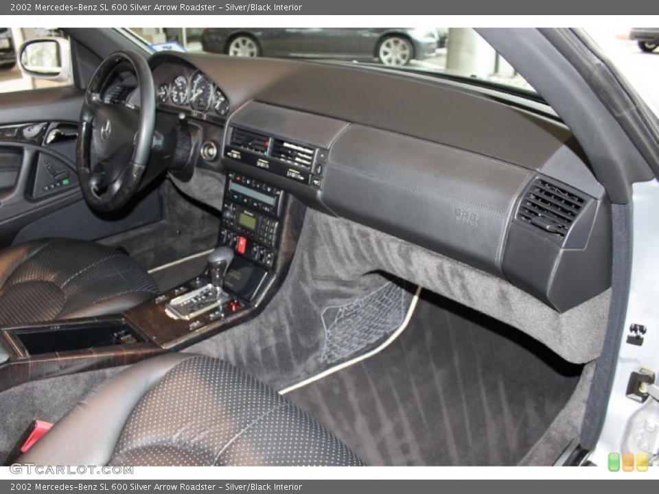 Silver/Black Interior Dashboard for the 2002 Mercedes-Benz SL 600 Silver Arrow Roadster #60988582