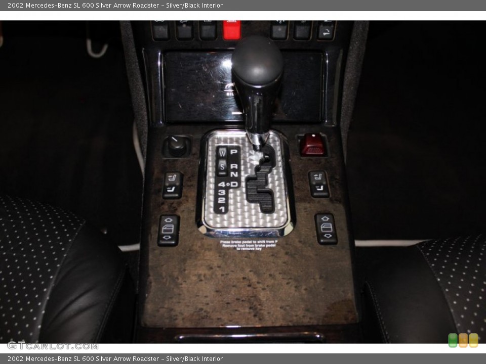 Silver/Black Interior Transmission for the 2002 Mercedes-Benz SL 600 Silver Arrow Roadster #60988682