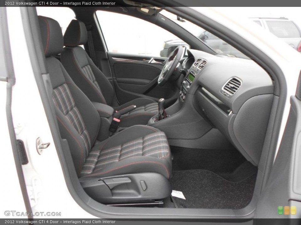 Interlagos Plaid Cloth Interior Photo for the 2012 Volkswagen GTI 4 Door #60988696