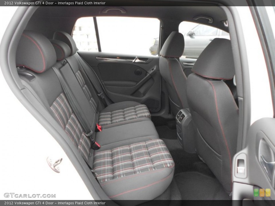Interlagos Plaid Cloth Interior Photo for the 2012 Volkswagen GTI 4 Door #60988705