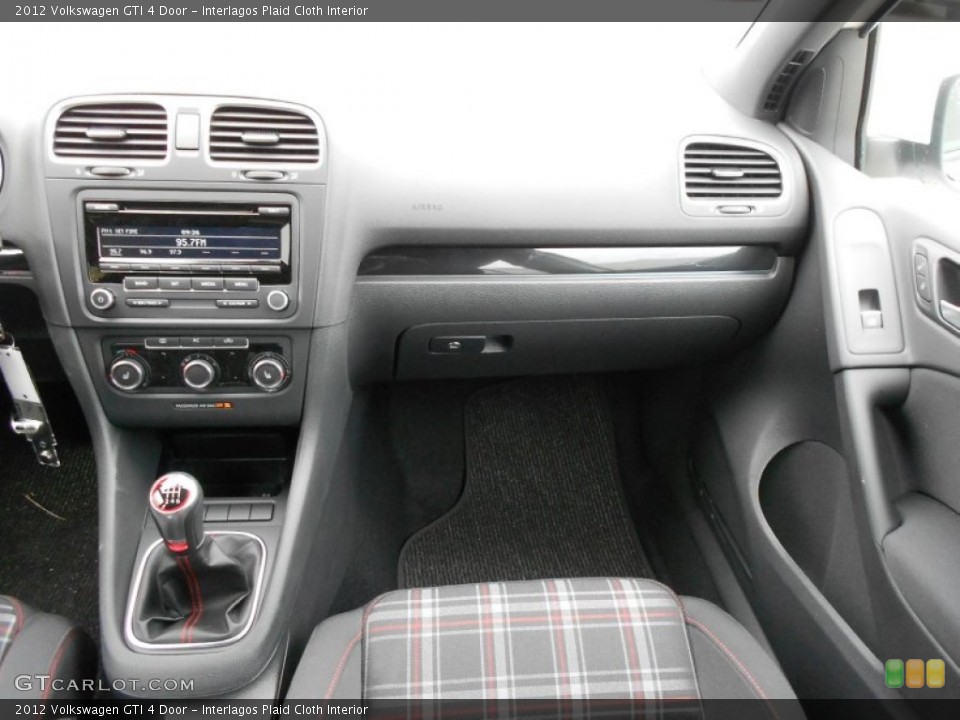 Interlagos Plaid Cloth Interior Dashboard for the 2012 Volkswagen GTI 4 Door #60988714