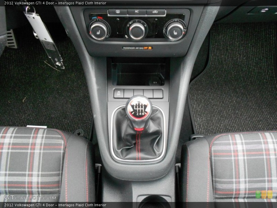 Interlagos Plaid Cloth Interior Transmission for the 2012 Volkswagen GTI 4 Door #60988741