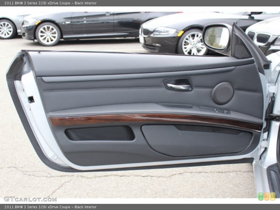 Black Interior Door Panel for the 2011 BMW 3 Series 328i xDrive Coupe #60989305