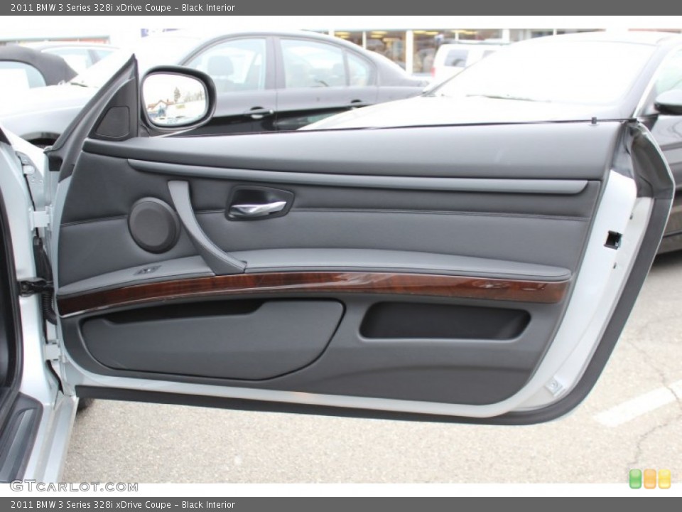 Black Interior Door Panel for the 2011 BMW 3 Series 328i xDrive Coupe #60989425