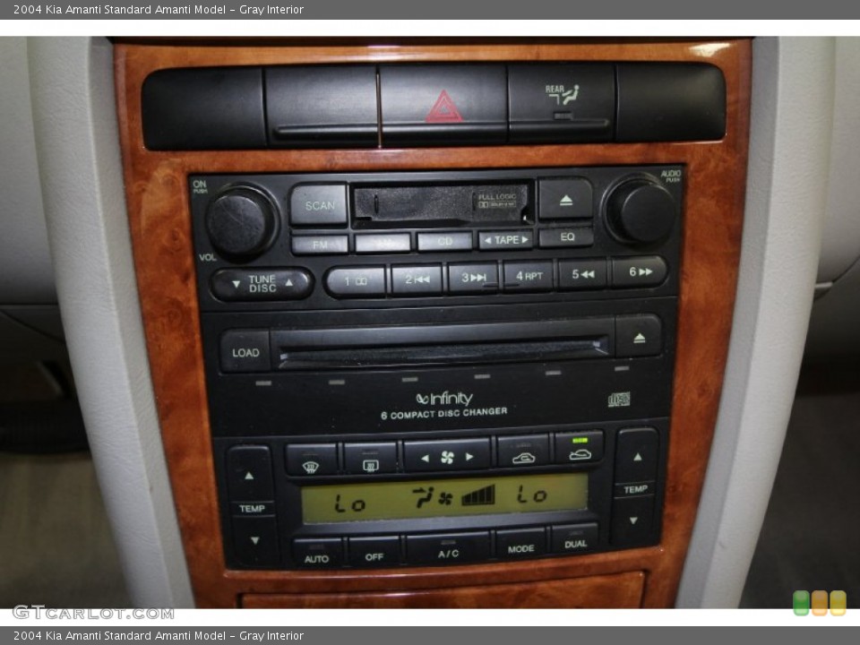 Gray Interior Audio System for the 2004 Kia Amanti  #60990040