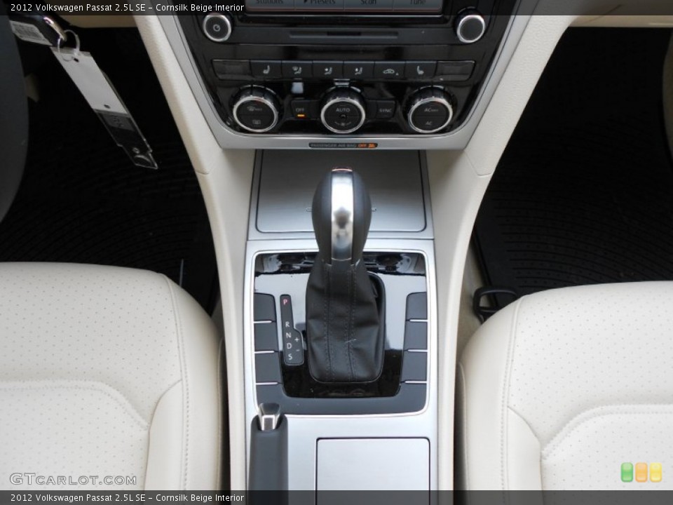 Cornsilk Beige Interior Transmission for the 2012 Volkswagen Passat 2.5L SE #60990253