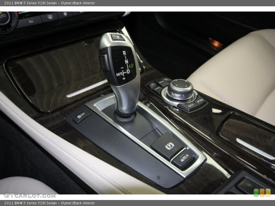 Oyster/Black Interior Transmission for the 2011 BMW 5 Series 528i Sedan #60991576