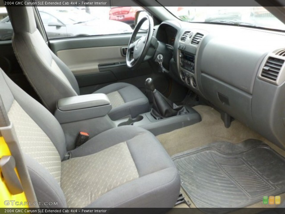 Pewter Interior Photo for the 2004 GMC Canyon SLE Extended Cab 4x4 #60991975