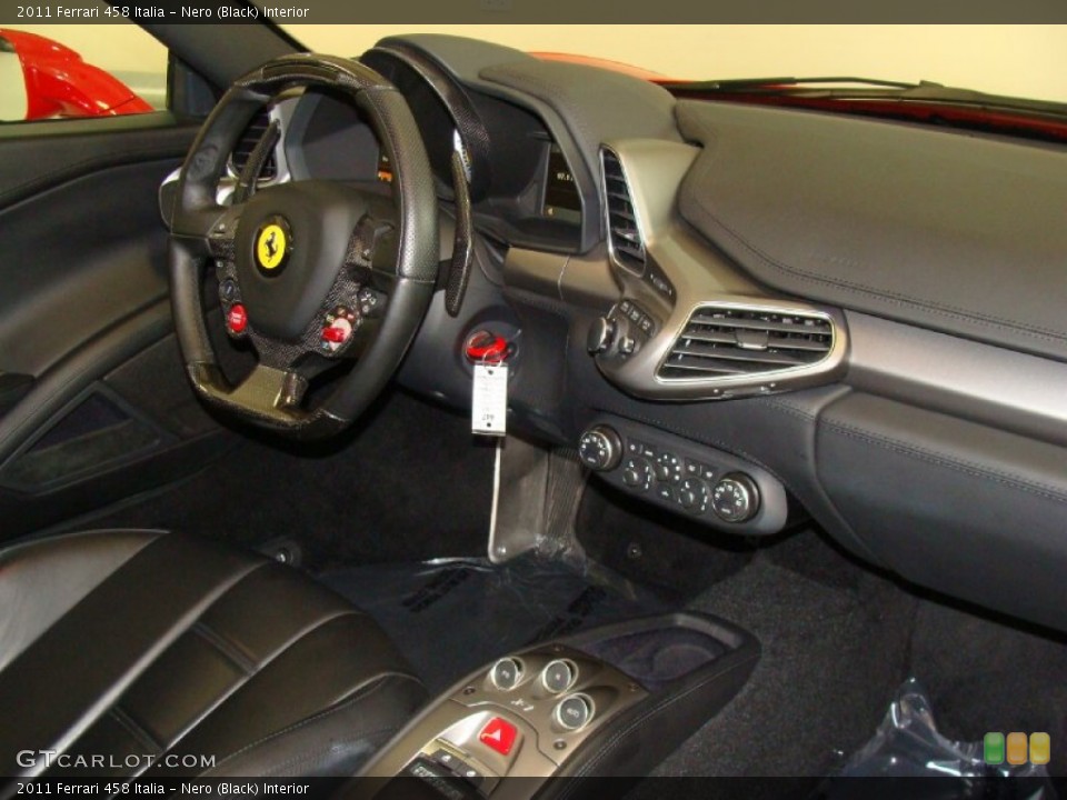 Nero (Black) Interior Dashboard for the 2011 Ferrari 458 Italia #60992421