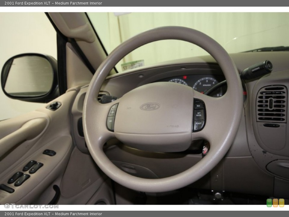 Medium Parchment Interior Steering Wheel for the 2001 Ford Expedition XLT #60992470