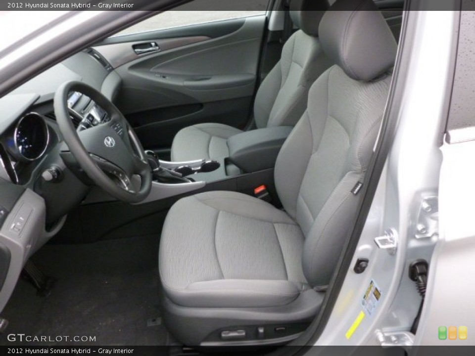 Gray Interior Photo for the 2012 Hyundai Sonata Hybrid #60992551