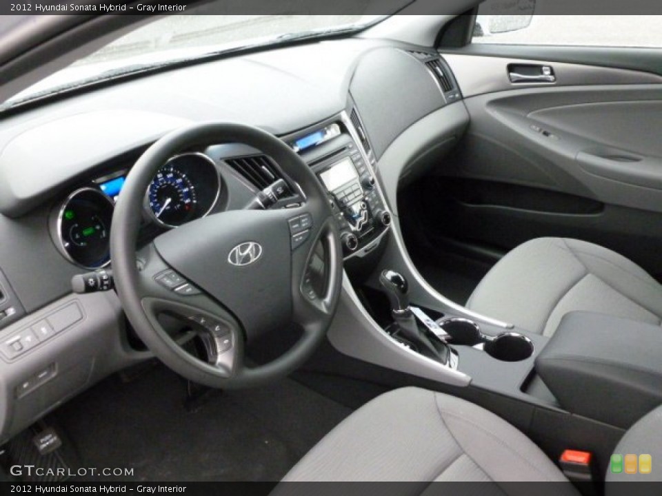 Gray Interior Photo for the 2012 Hyundai Sonata Hybrid #60992556