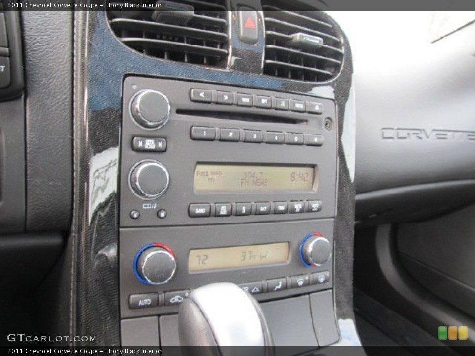 Ebony Black Interior Audio System for the 2011 Chevrolet Corvette Coupe #60992998