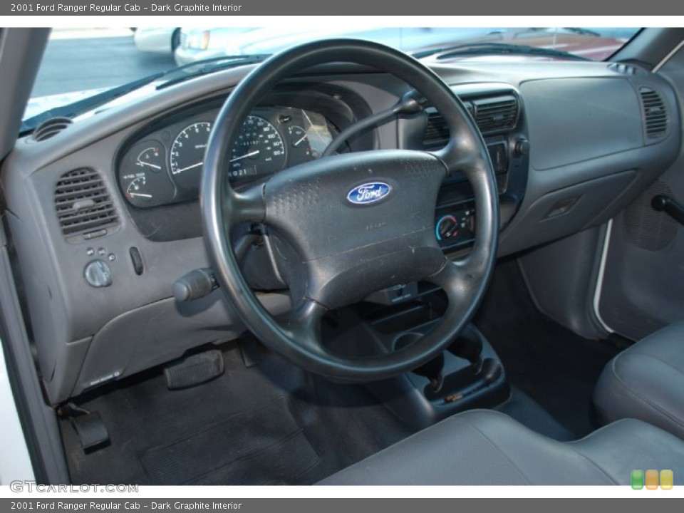 Dark Graphite Interior Dashboard for the 2001 Ford Ranger Regular Cab #60996835