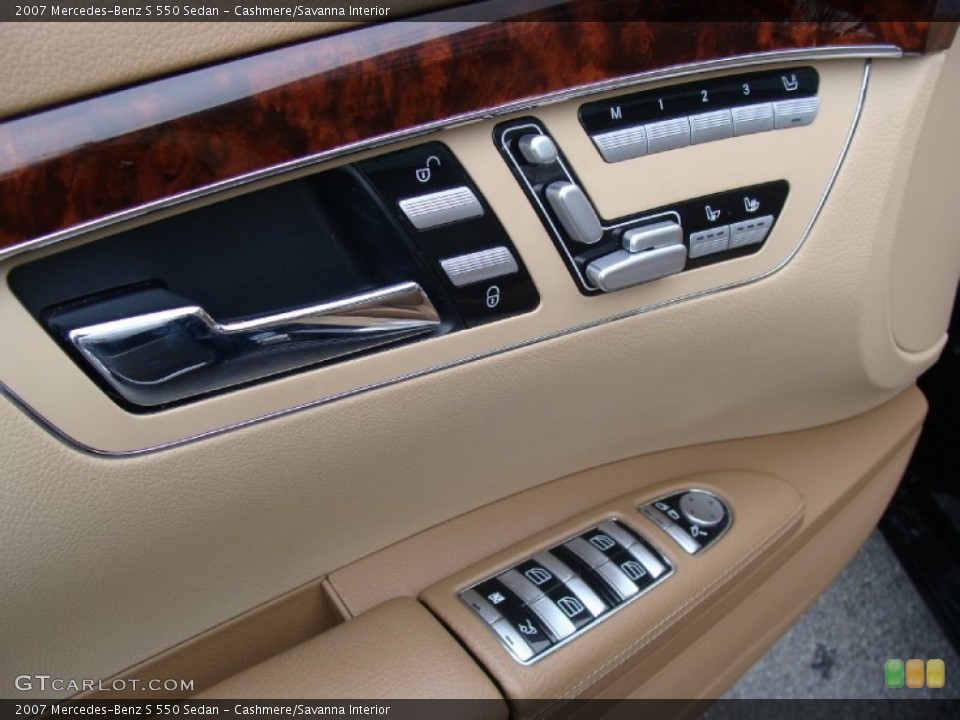 Cashmere/Savanna Interior Controls for the 2007 Mercedes-Benz S 550 Sedan #60997783