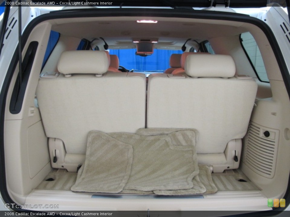 Cocoa/Light Cashmere Interior Trunk for the 2008 Cadillac Escalade AWD #60998044
