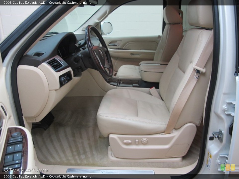 Cocoa/Light Cashmere Interior Photo for the 2008 Cadillac Escalade AWD #60998092