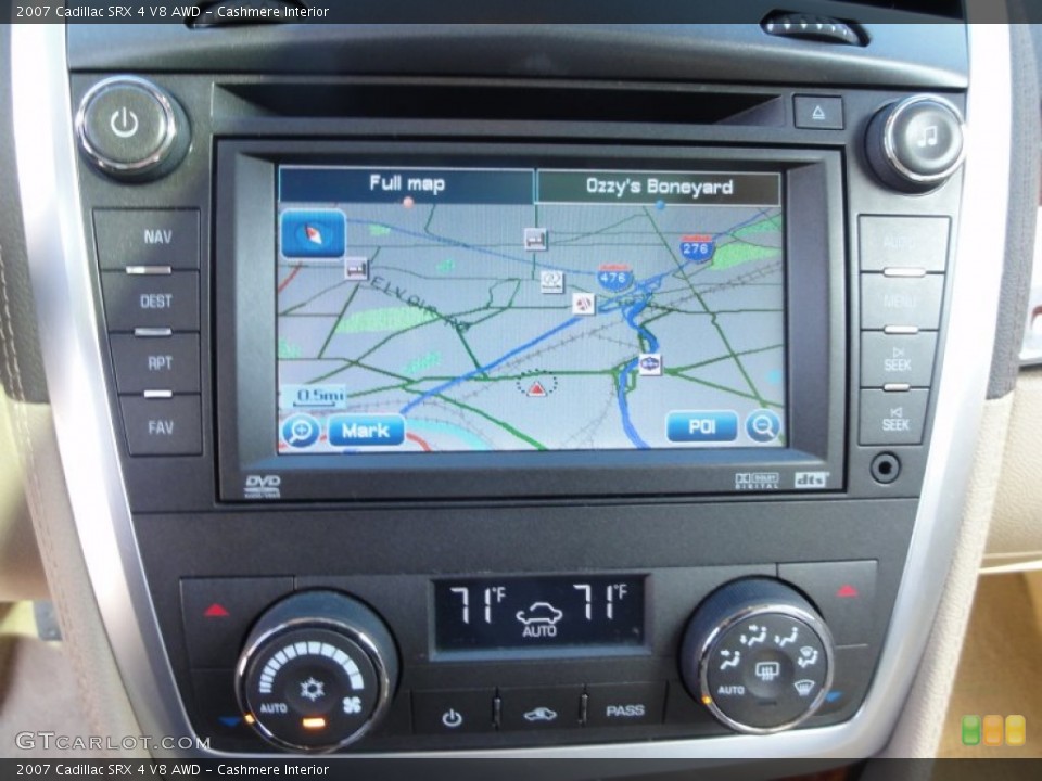 Cashmere Interior Navigation for the 2007 Cadillac SRX 4 V8 AWD #61000938