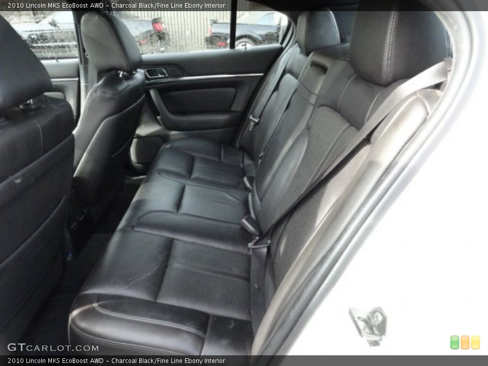 Charcoal Black/Fine Line Ebony Interior Photo for the 2010 Lincoln MKS EcoBoost AWD #61001625