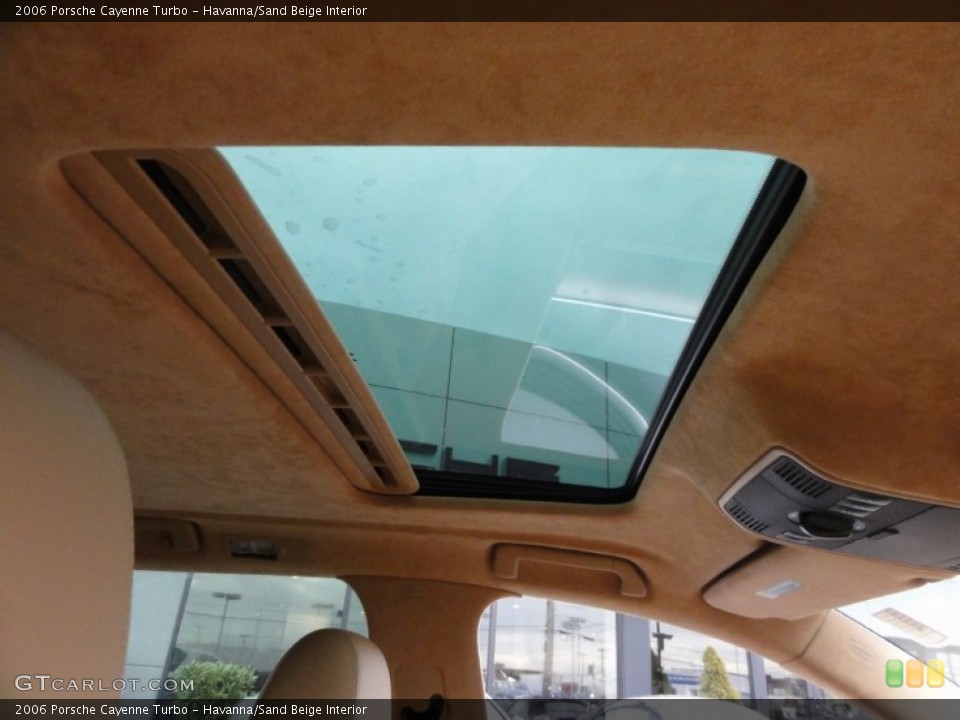 Havanna/Sand Beige Interior Sunroof for the 2006 Porsche Cayenne Turbo #61001957