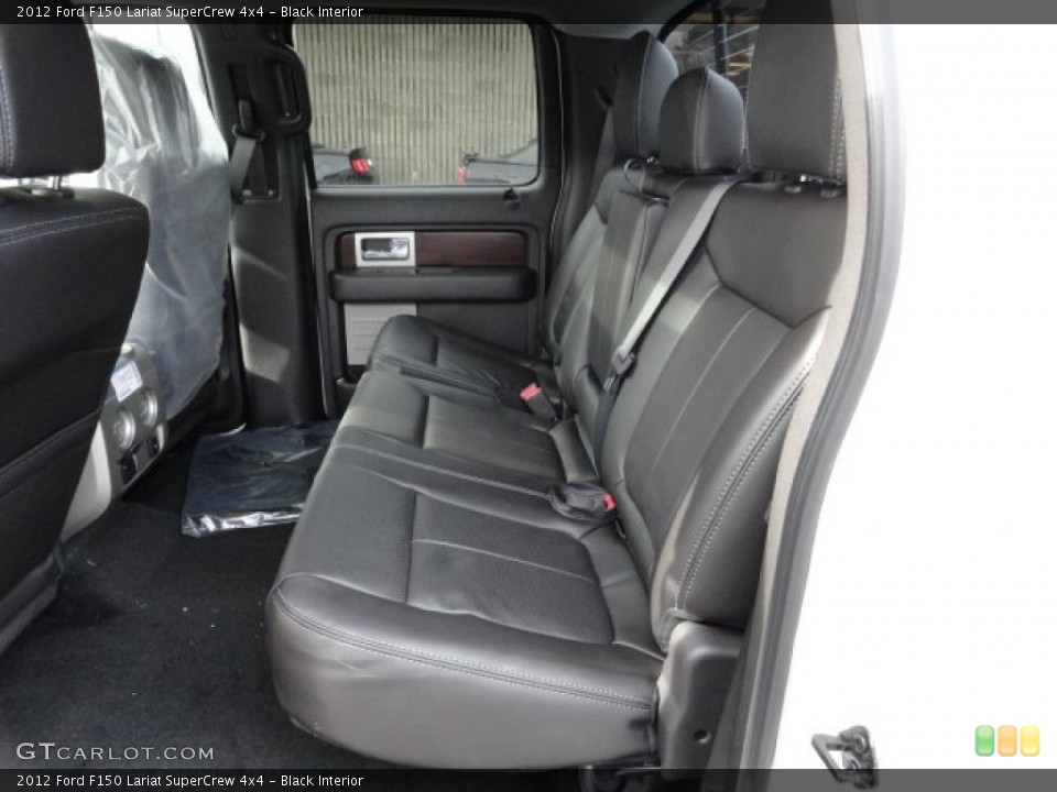 Black Interior Photo for the 2012 Ford F150 Lariat SuperCrew 4x4 #61002526