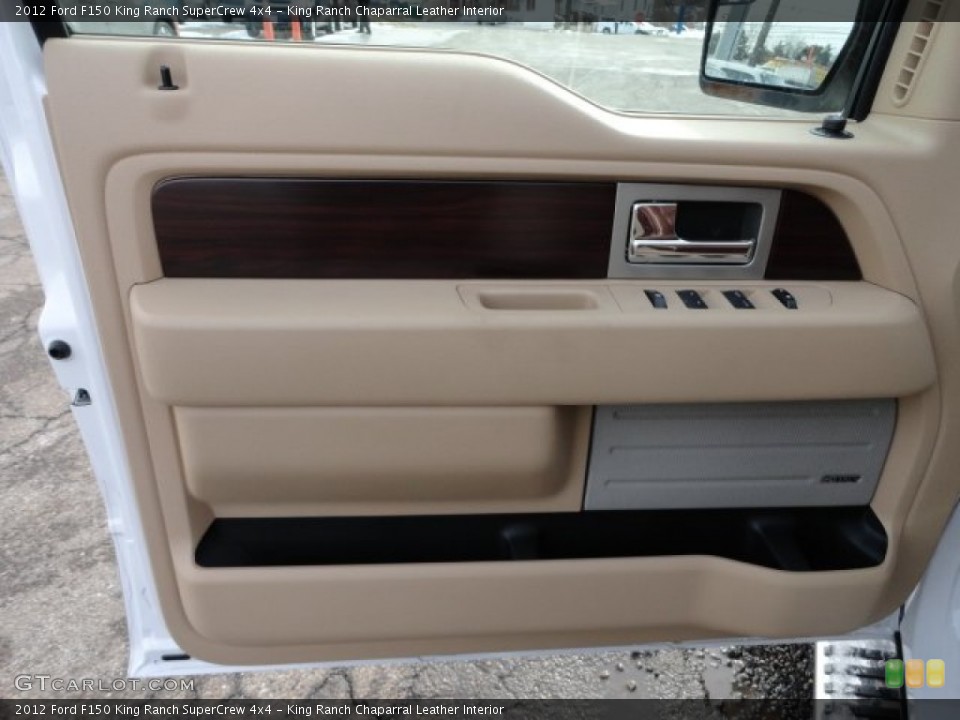 King Ranch Chaparral Leather Interior Door Panel for the 2012 Ford F150 King Ranch SuperCrew 4x4 #61002733