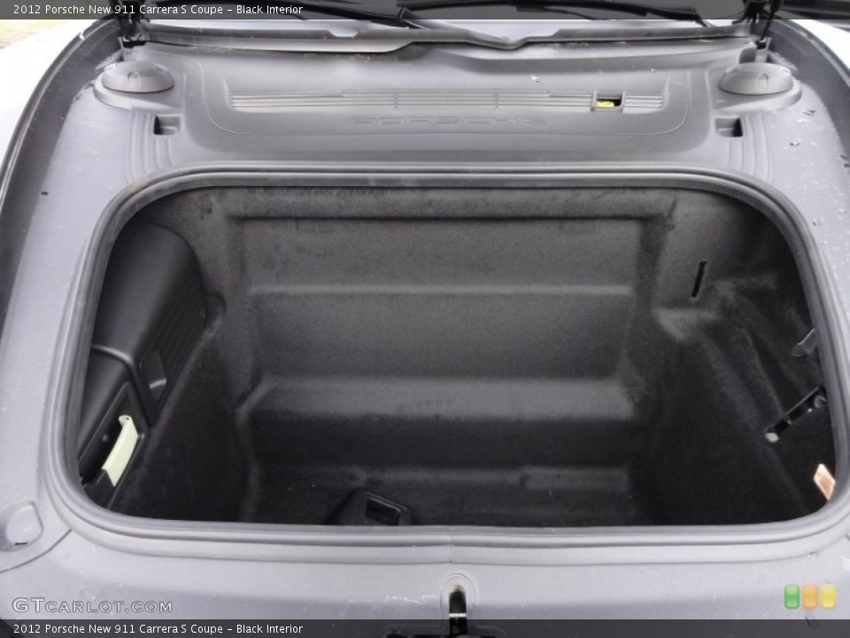 Black Interior Trunk for the 2012 Porsche New 911 Carrera S Coupe #61002783
