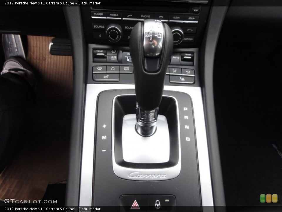 Black Interior Transmission for the 2012 Porsche New 911 Carrera S Coupe #61002823