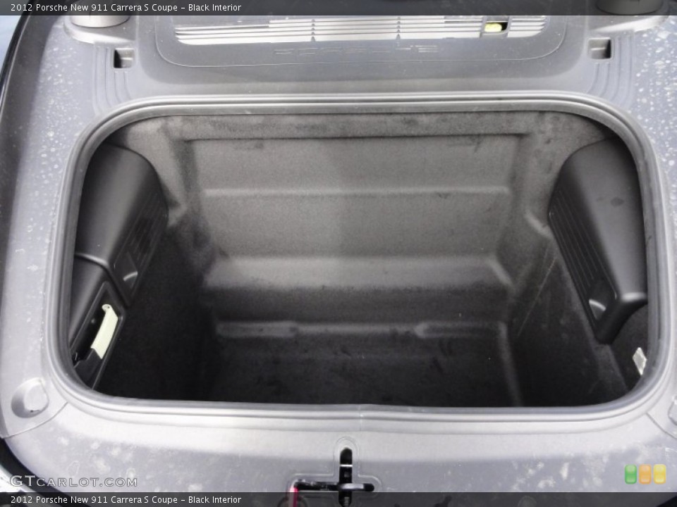 Black Interior Trunk for the 2012 Porsche New 911 Carrera S Coupe #61003147