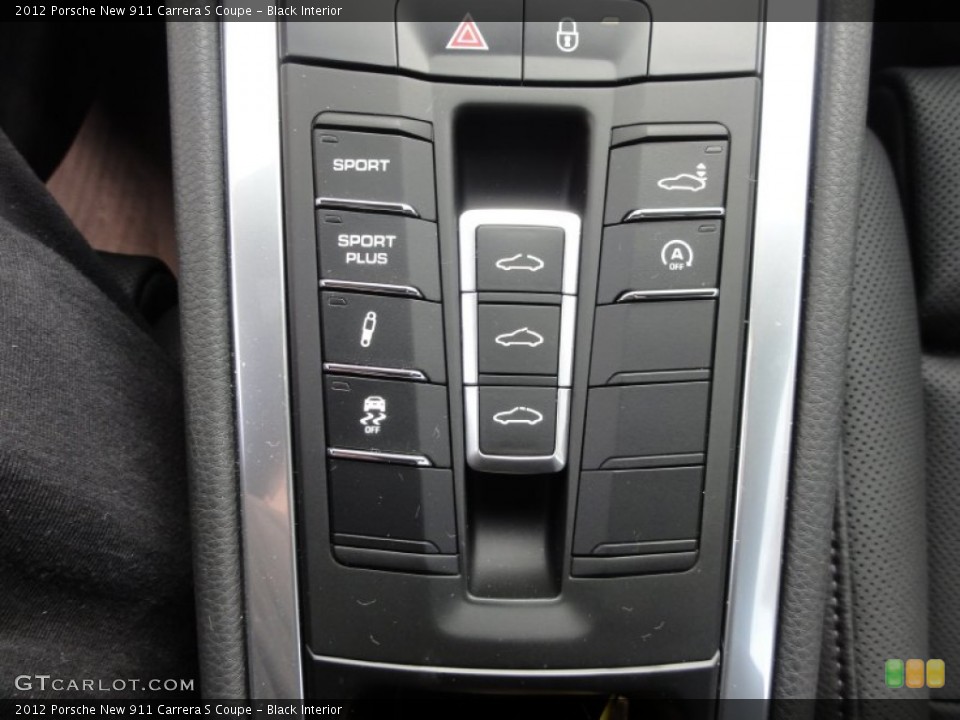 Black Interior Controls for the 2012 Porsche New 911 Carrera S Coupe #61003201
