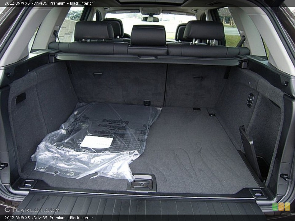 Black Interior Trunk for the 2012 BMW X5 xDrive35i Premium #61003537