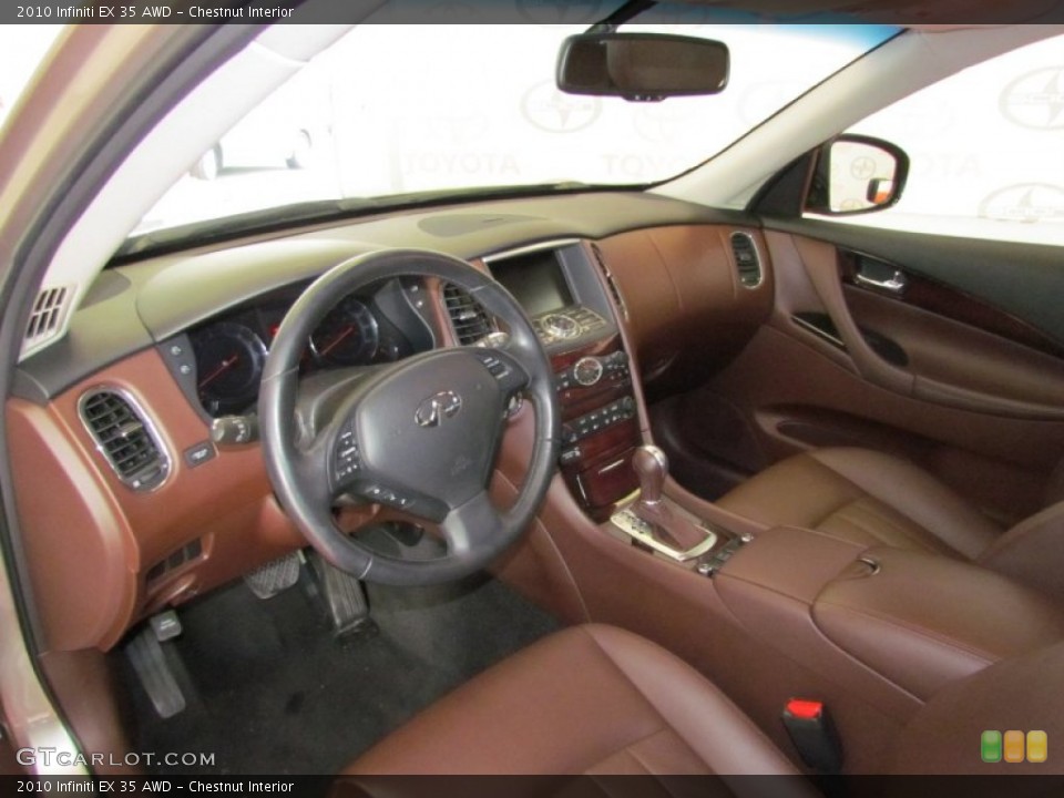 Chestnut Interior Photo for the 2010 Infiniti EX 35 AWD #61004146