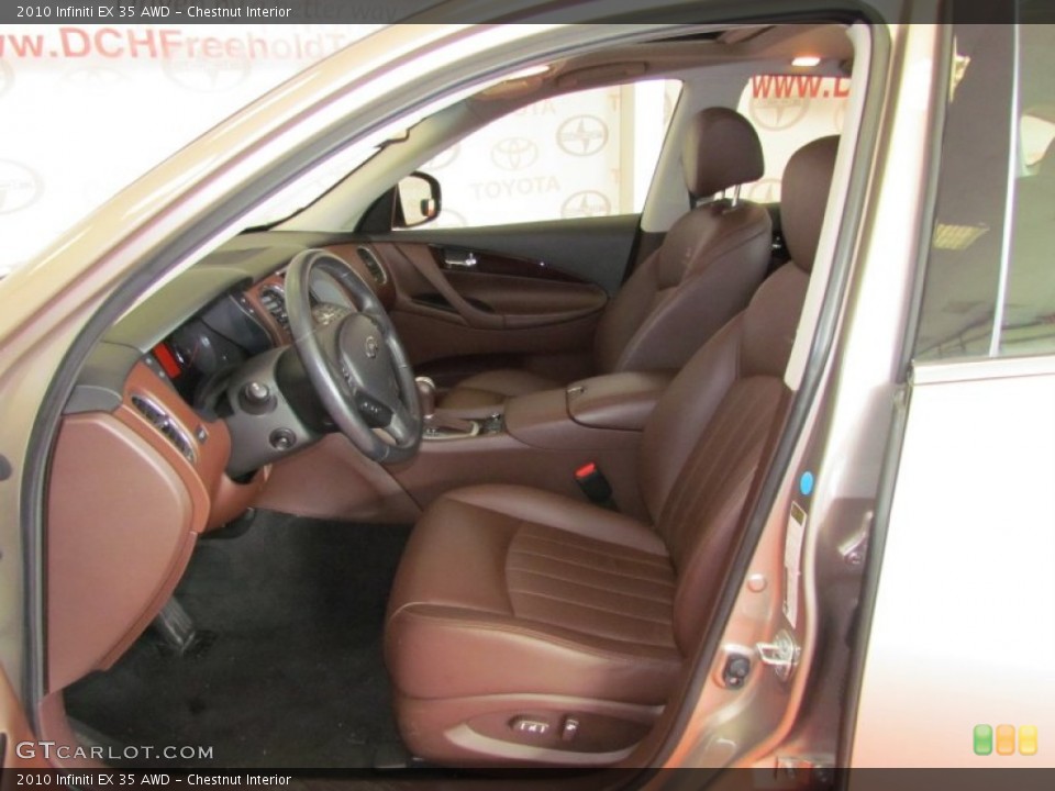 Chestnut Interior Photo for the 2010 Infiniti EX 35 AWD #61004164