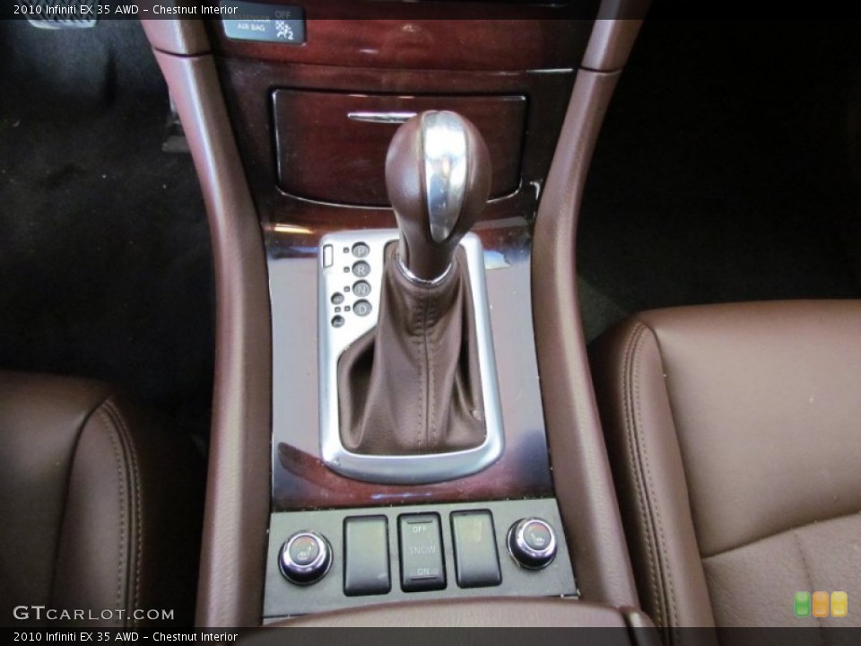Chestnut Interior Transmission for the 2010 Infiniti EX 35 AWD #61004188